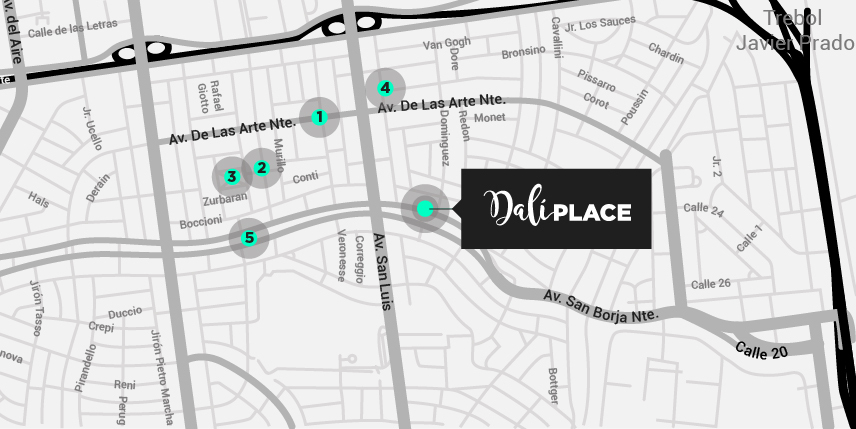 Ubicación DALI Place